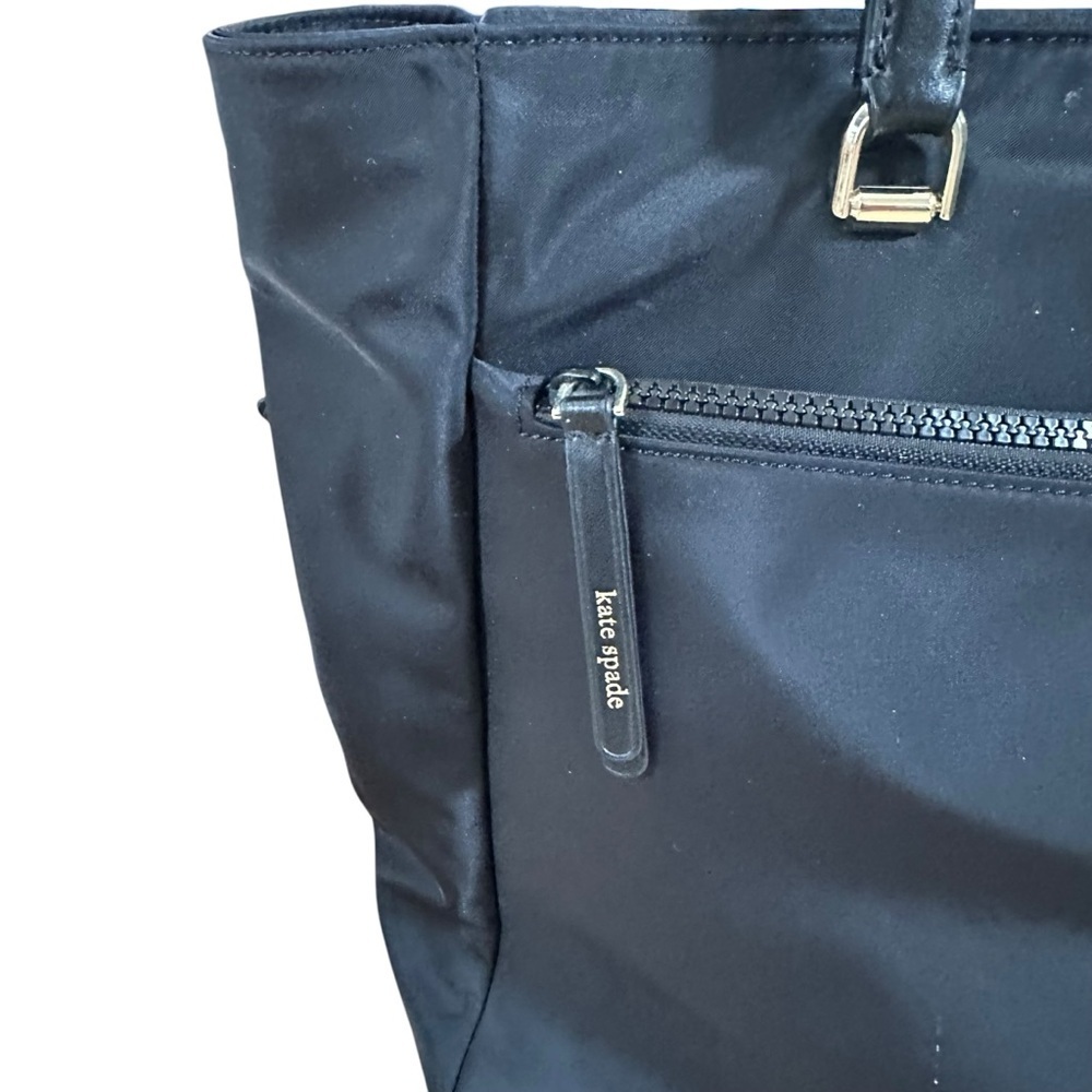 Kate Spade Jae Nylon Satchel Tote Bag Black - Picture 8 of 8